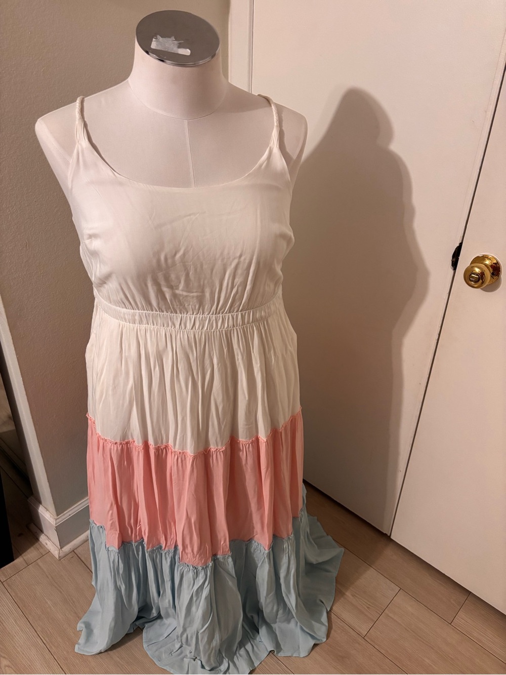 torrid Soft Cream Strappy Dress